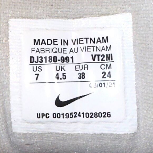 Nike by You Air Max 97 Sneakers Grey / White / Pink DJ3180-991 Women's 7 - Picture 10 of 11